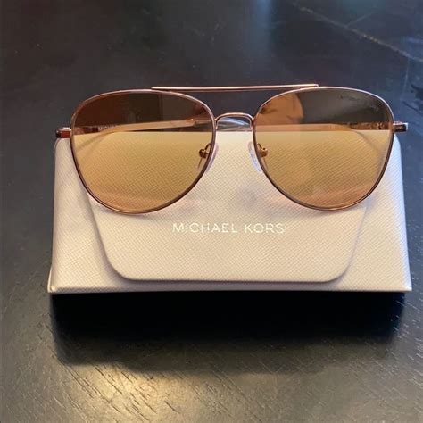 Michael Kors rose gold aviators